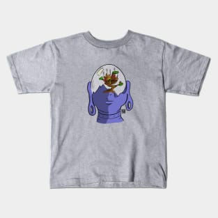 Buddha Glass Treehouse Head Kids T-Shirt